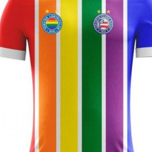 No dia do orgulho LGBTQIA+, Bahia inicia venda de camisa nas cores do arco-íris