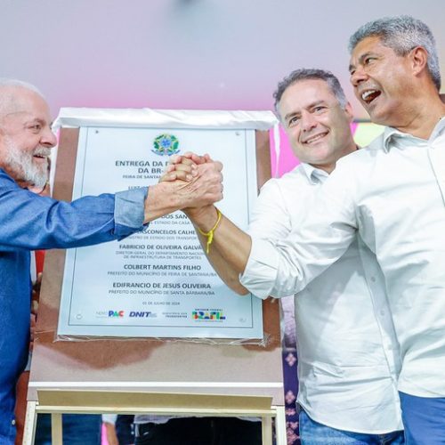 Lula entrega duplicação da BR-116 e anuncia obras no trecho entre Santa Bárbara e Serrinha