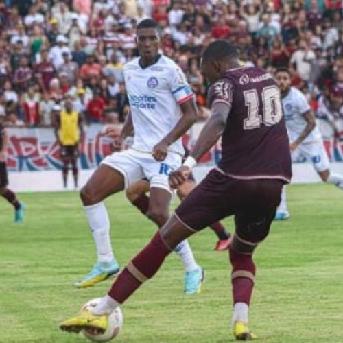 Jacuipense e Bahia empatam no 1º jogo da final do Campeonato Baiano