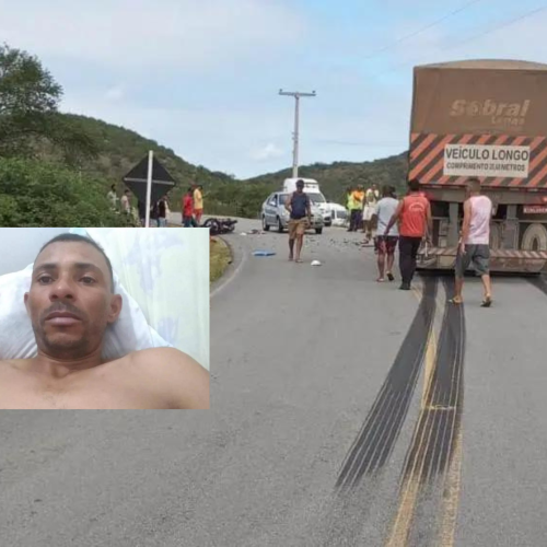 Morador de Riachão morre em acidente na estrada de Serra Preta