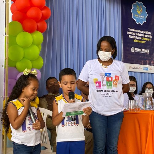 Pé de Serra realiza 1º Fórum Comunitário do Selo Unicef