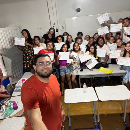 Riachão: Alunos de Escola pública participam de oficina de Audiovisual e recebem bolsa de incentivo