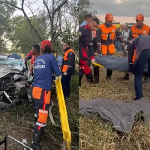 Acidente envolvendo três carros deixa 3 mortos e 7 feridos na BR 324