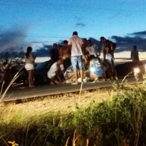 Coité – Motociclista sofre grave acidente na BA 120