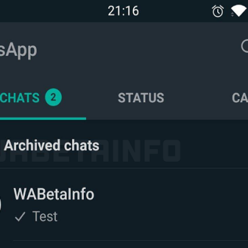 WhatsApp testa função que esconde conversas da lista principal do aplicativo