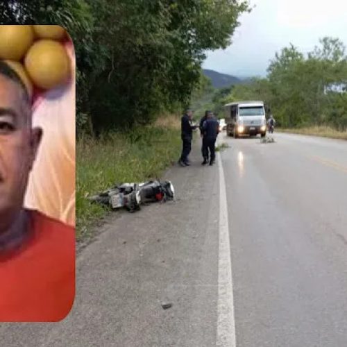 Motociclista morre em acidente na BR 324